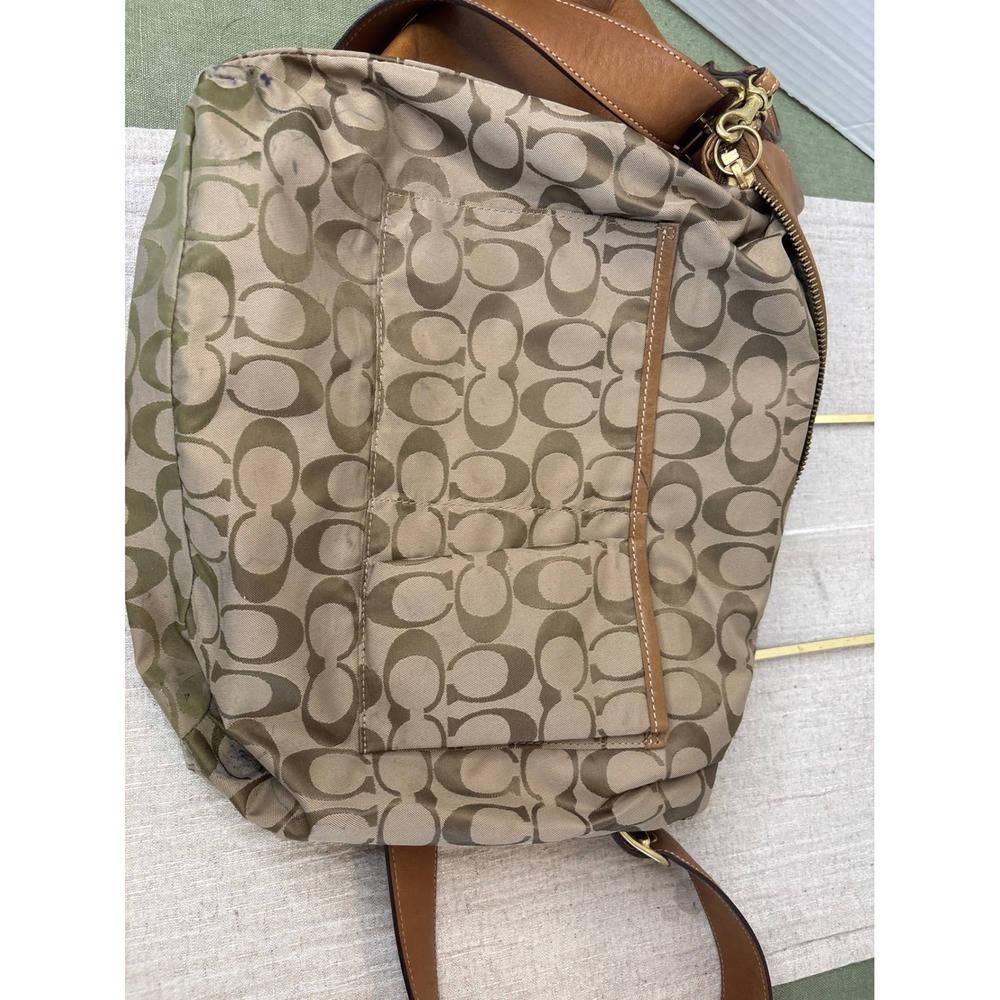 Coach Vintage Leather Hobo Bag Brown Burnished Glove Tanned 9325 - Picture 9 of 9